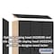 Salsbury Industries 1 Tier Designer Locker, 54"Wx76"Hx18"D, 3 Door, Black 18-21368BLK - alternate 5